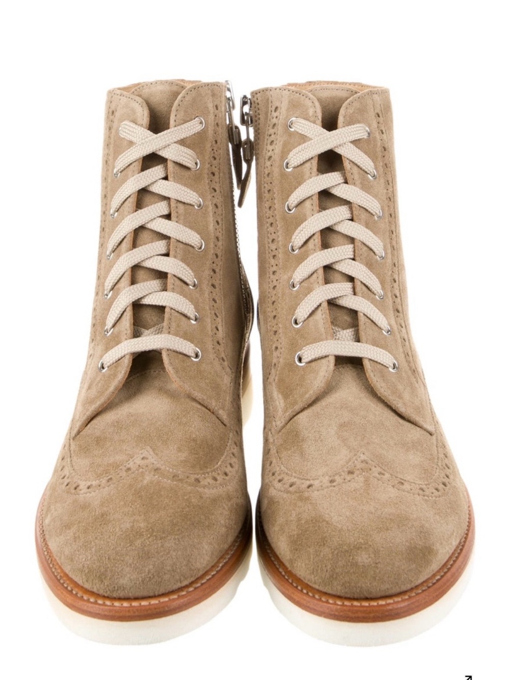 THE OFFICE OF ANGELA SCOTT Mr Harrison Tan Metalic Boot Sz 43 NWB